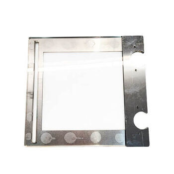 Verrouillage - Porte de boite portative - Renforcie - Acrylique clair 1/4 - 9.625x9