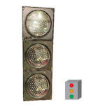 Lumières de circulation avec cap de sécurité - 3 feux - Rouge, verte et orange - Dia 8 - STANDARD IZ